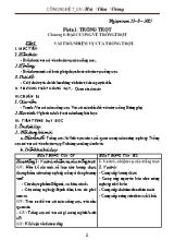 Giáo án tự chọn Công nghệ lớp 7 - Tiết 1 đến 29 - Năm học 2015-2016 - Hà Văn Vương